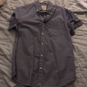 Gap Men’s Blue&White Striped Shirt (Small) NWOT